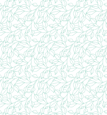 Store enrouleur Feuilles turquoises