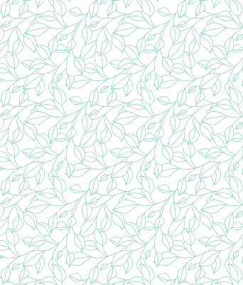 Store enrouleur Feuilles turquoises