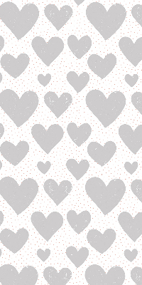 Store intérieur Coeurs gris