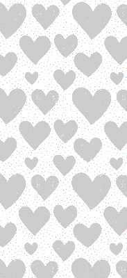 Store intérieur Coeurs gris