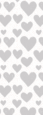 Store intérieur Coeurs gris