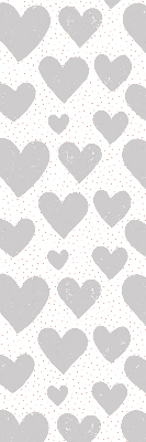 Store intérieur Coeurs gris