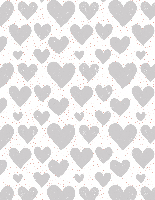 Store intérieur Coeurs gris