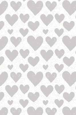 Store intérieur Coeurs gris