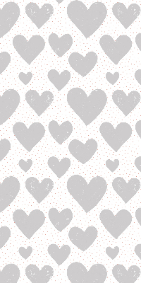 Store intérieur Coeurs gris