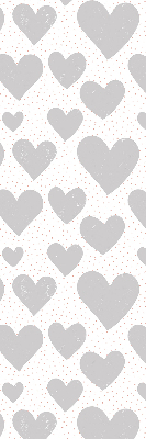 Store intérieur Coeurs gris