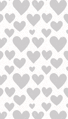 Store intérieur Coeurs gris