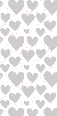 Store intérieur Coeurs gris