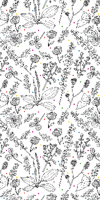 Store intérieur Plantes dessinées