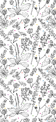 Store intérieur Plantes dessinées