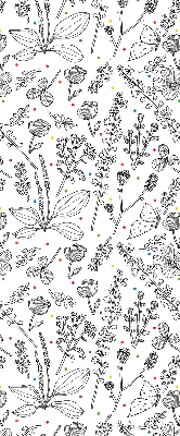 Store intérieur Plantes dessinées