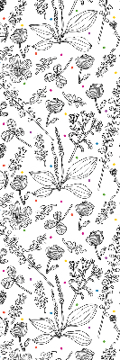 Store intérieur Plantes dessinées