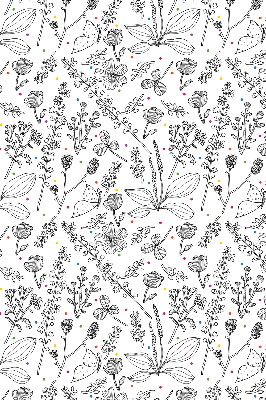 Store intérieur Plantes dessinées