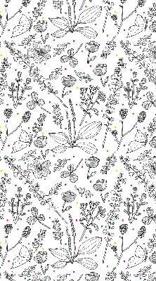 Store intérieur Plantes dessinées