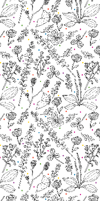 Store intérieur Plantes dessinées