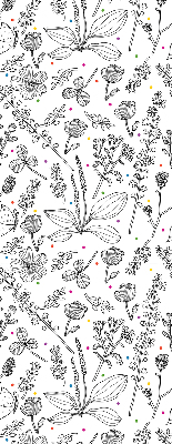 Store intérieur Plantes dessinées