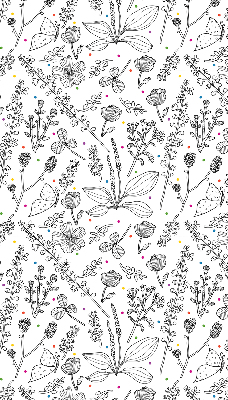 Store intérieur Plantes dessinées