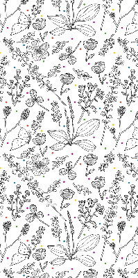 Store intérieur Plantes dessinées