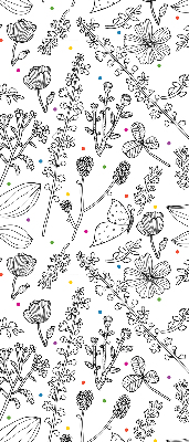 Store intérieur Plantes dessinées