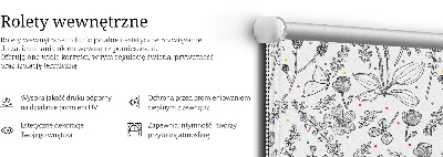 Store intérieur Plantes dessinées