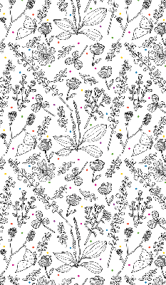 Store intérieur Plantes dessinées