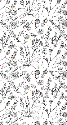 Store intérieur Plantes dessinées