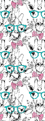 Store intérieur Girafe à lunettes