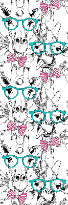 Store intérieur Girafe à lunettes