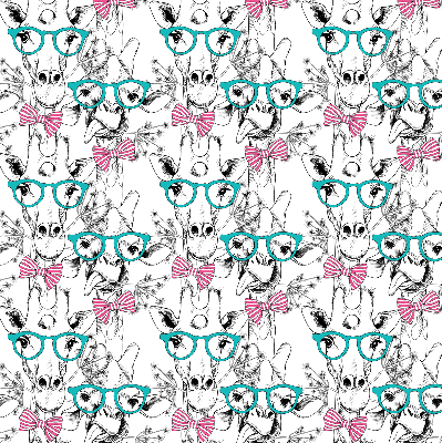 Store intérieur Girafe à lunettes