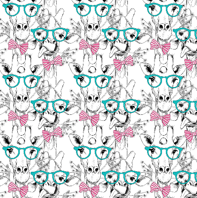 Store intérieur Girafe à lunettes