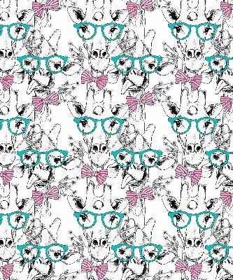 Store intérieur Girafe à lunettes