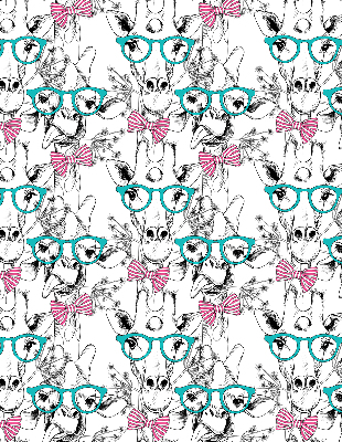 Store intérieur Girafe à lunettes