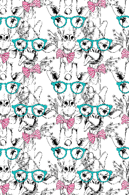 Store intérieur Girafe à lunettes