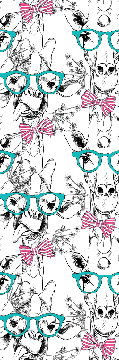 Store intérieur Girafe à lunettes