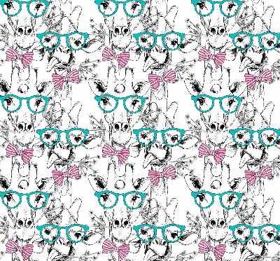 Store intérieur Girafe à lunettes