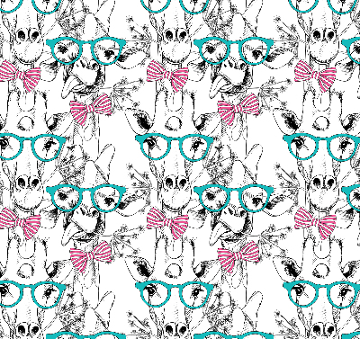 Store intérieur Girafe à lunettes