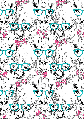 Store intérieur Girafe à lunettes