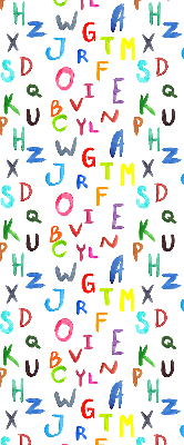 Store enrouleur Lettres colorées