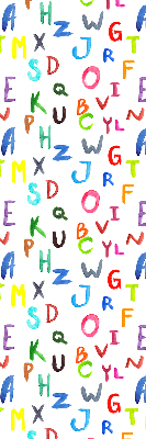 Store enrouleur Lettres colorées