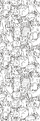 Store intérieur Chats dessinés