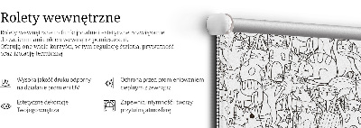 Store intérieur Chats dessinés