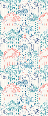 Store intérieur Nuages colorés avec des motifs