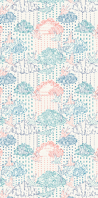 Store intérieur Nuages colorés avec des motifs