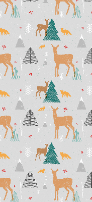 Store enrouleur Chevreuil dans la forêt