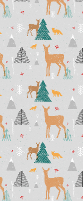 Store enrouleur Chevreuil dans la forêt