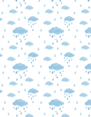 Store enrouleur Nuages et pluie