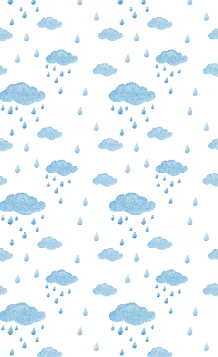 Store enrouleur Nuages et pluie