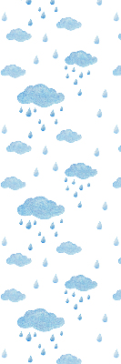 Store enrouleur Nuages et pluie