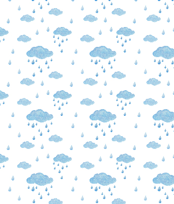 Store enrouleur Nuages et pluie