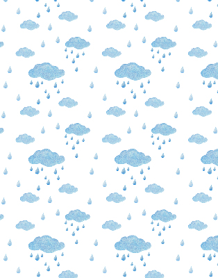 Store enrouleur Nuages et pluie